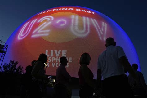 U2 concert uses stunning visuals to open massive Sphere venue - Las Vegas Sun News