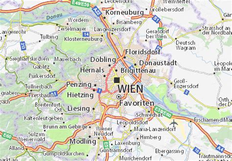 MICHELIN Innere Stadt map - ViaMichelin