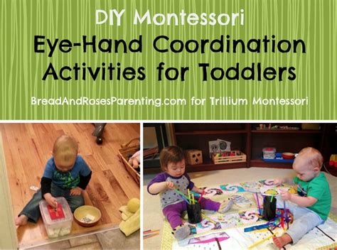 DIY Montessori Eye-Hand Coordination Activities for Toddlers