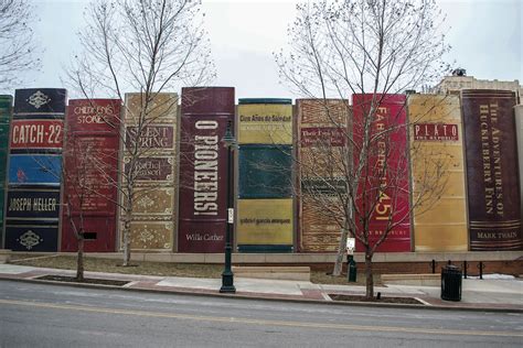 Kansas City Library: The Parking Garage Made of Giant Books!