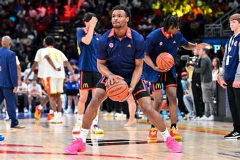 Bronny James' McDonald's All-American Game Highlights Go Viral - Athlon ...