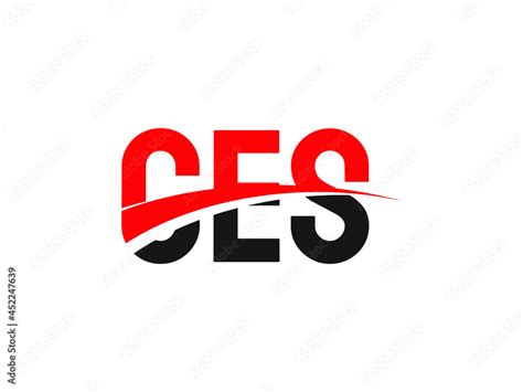 CES Letter Initial Logo Design Vector Illustration Stock Vector | Adobe ...