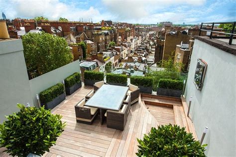 London homes with gorgeous roof gardens | Roof garden, Rooftop garden ...