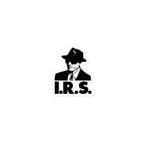 IRS LOGO STICKER | I.R.S. MERCHANDISE