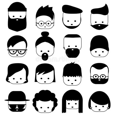 Vector face icon stock vector. Illustration of vector - 66278477