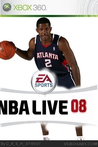 NBA Live 08 Xbox 360 Box Art Cover by C_A_S_H_