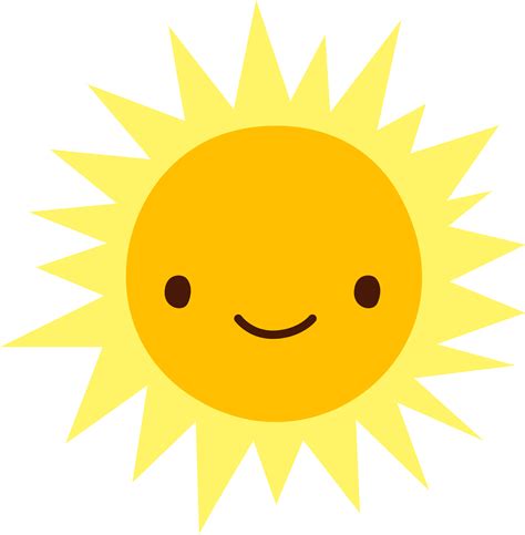 Sun Illustration, Sunshine, Clip Art, Archive, Scrapbook, - Smiley - Png Download - Full Size ...