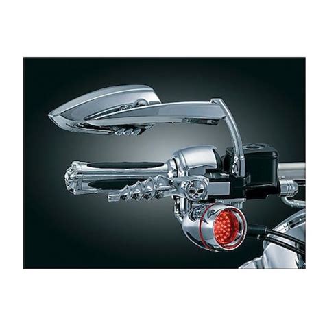 Kuryakyn Scythe Blade Mirrors For Harley - RevZilla