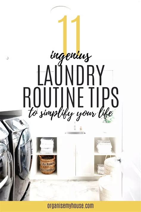 11 Ingenious Laundry Routine Tips That Will Simplify The Entire Process | Household chores ...