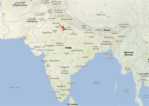 Agra Map - India