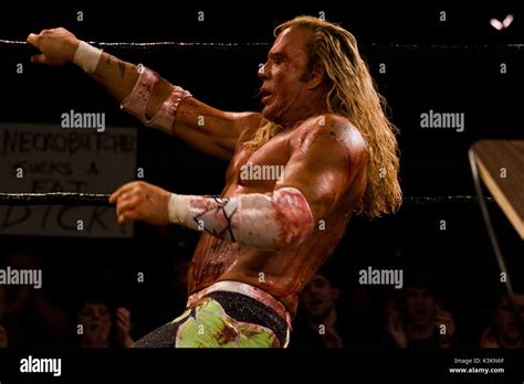 THE WRESTLER MICKEY ROURKE Date: 2008 Stock Photo - Alamy