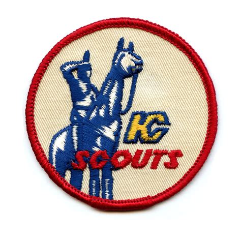 Very Rare Kansas City Scouts NHL Hockey Vintage Round Team Logo Patch