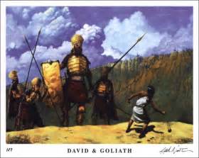 Keith Newton - David and Goliath - Christ-Centered Art