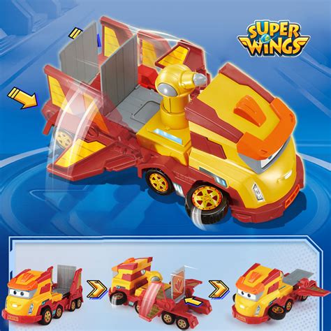 Super Wings Season 6 Golden Wheels Transforming Vehicle, Mini GOLDEN B ...