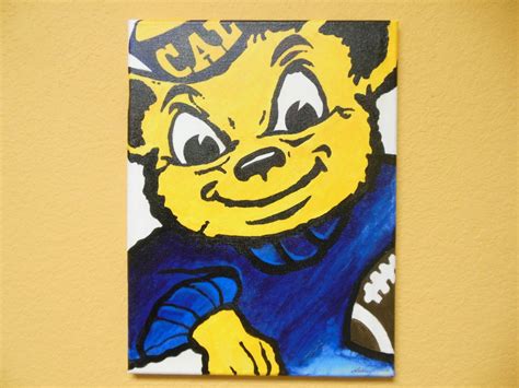 CAL Berkeley Oski Mascot Bear Painting. on Demand Art - Etsy