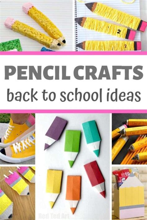 Best Pencil Crafts for Back to School - Red Ted Art - Kids Crafts