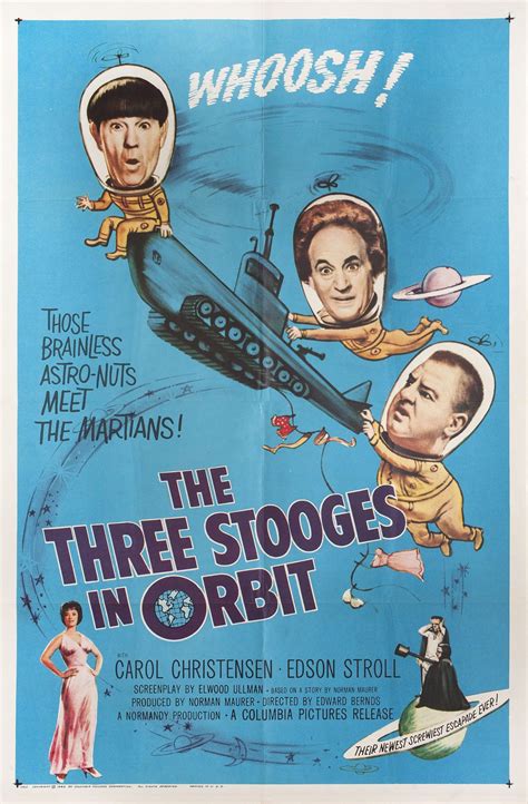 The Three Stooges in Orbit 1962 U.S. One Sheet Poster - Posteritati ...