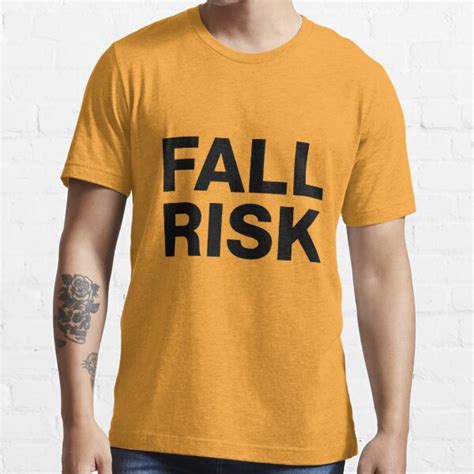 "FALL RISK" T-shirt by Algurt | Redbubble