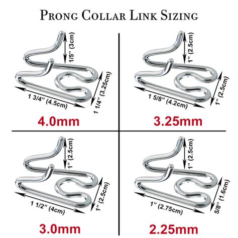 Prong Collar Size Chart