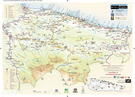 Asturias Mapa Turistico | Mapa