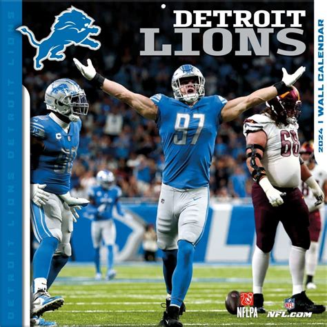 Detroit Lions 2024 Wall Calendar - Calendars.com