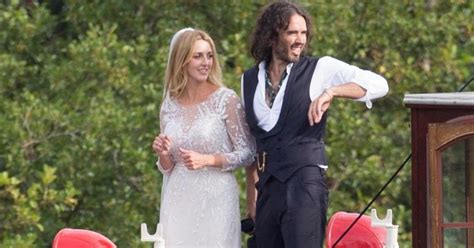 First pictures of Russell Brand and Laura Gallacher's 'intimate ...