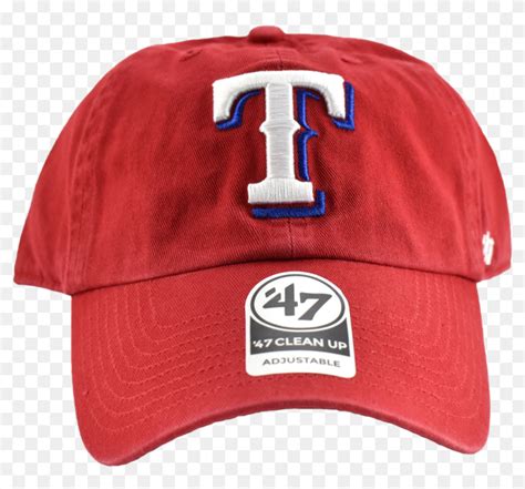 Texas Rangers Red '47 Mlb Dad Hat - Baseball Cap, HD Png Download ...