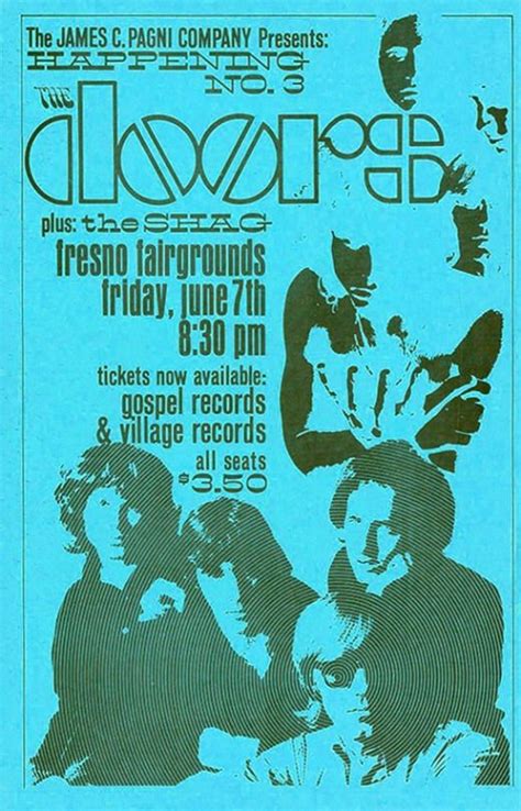 The Doors | Concert posters, Rock band posters, Band posters