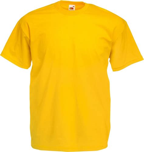 Plain Sunflower Yellow T-Shirt Blank Tee (Small): Amazon.co.uk: Clothing