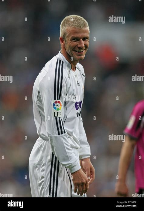 David Beckham, with Real Madrid Football Club Stock Photo - Alamy