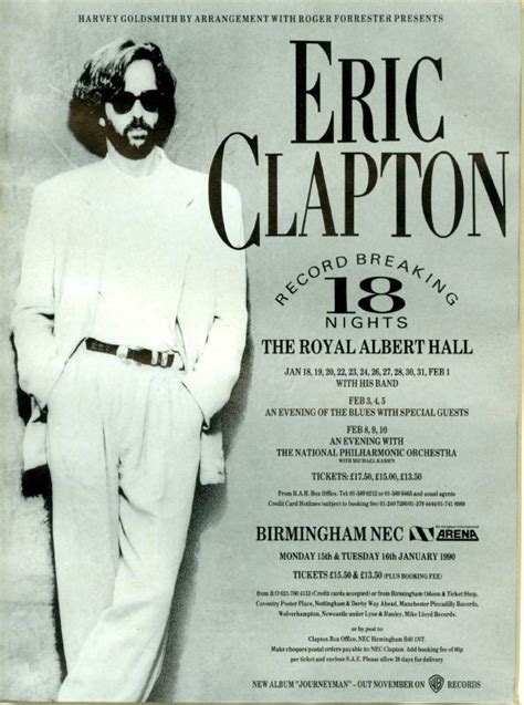 Eric Clapton Ads & Posters | Eric clapton, Concert posters, Eric