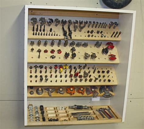 Router Bit Storage Cabinet Build | Router bit storage, Room storage diy ...