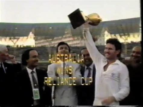 1987 Cricket ODI World Cup Final - Australia v England - YouTube