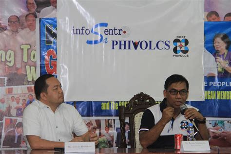 PHIVOLCS-DOST conducts Infosentro sa PHIVOLCS at Tagbilaran, Bohol last ...