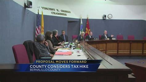 Bernalillo County's proposed tax hike moves forward