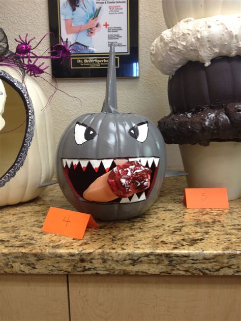 Shark Pumpkin 2014- www.drsperbeck.com pumpkin contest | Halloween pumpkin diy, Pumpkin ...