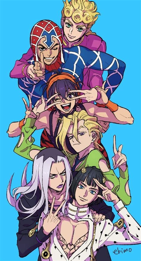 [Fanart] Gangstar Group Photo! ️ : StardustCrusaders | Jojo bizzare adventure, Jojo anime, Jojo ...