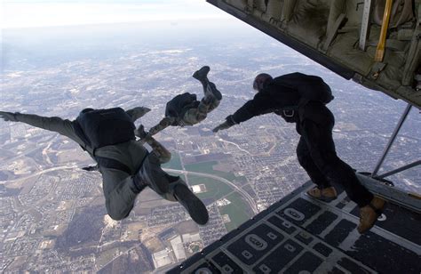 Free Images : plane, military, jumping, training, extreme sport, parachute, skydiving, danger ...