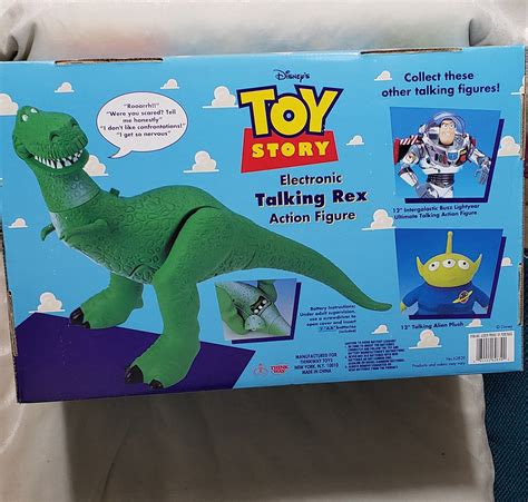 1995 NRFB Toy Story Electronic Talking REX Action Figure MIB | Etsy