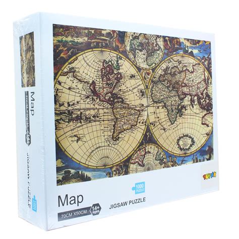 Map 1000 Piece Jigsaw Puzzle | Free Shipping