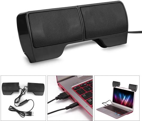 Computer Speaker, PC Speakers for Desktop Computer, Small Laptop Speaker with Hi-Quality Sound ...