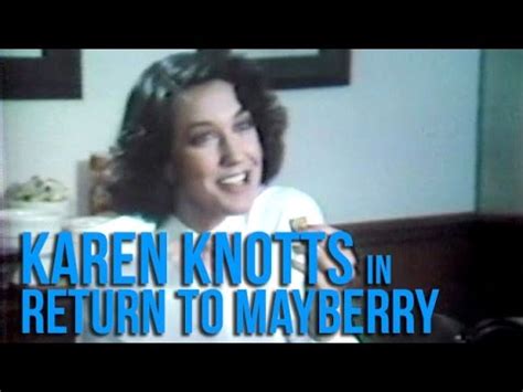 Return to Mayberry with Karen Knotts and Andy Griffith - YouTube