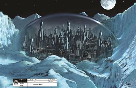 City of Atlantis concept art - Stargate SG-1 (Lost City) Concept artist - James Robbins : r/Stargate