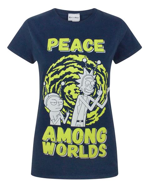 Rick And Morty Peace Among Worlds Women's T-Shirt — Vanilla Underground