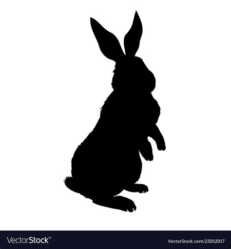 Rabbit Silhouette Vector Clip Art Royalty Free Rabbit | My XXX Hot Girl