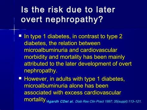 Microalbuminuria