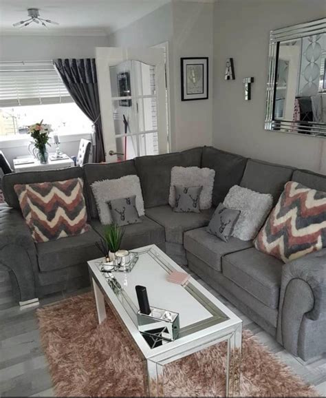 Living Room Ideas With Grey Corner Sofa | Cabinets Matttroy