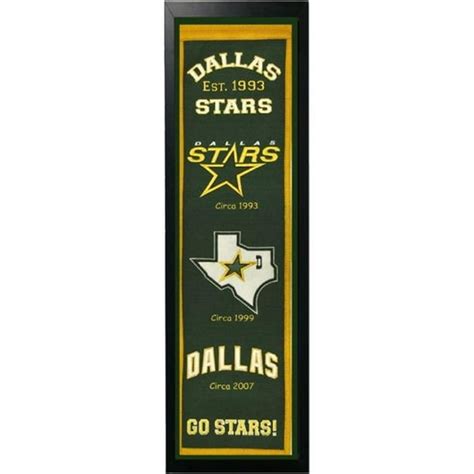 Dallas Stars Logo History Felt Banner 14 x 37 - Walmart.com - Walmart.com