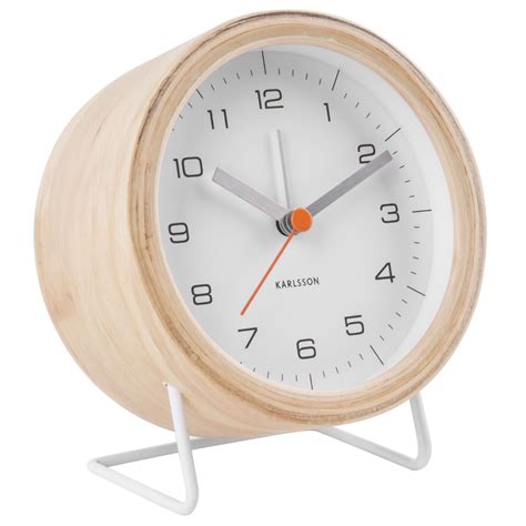 KARLSSON INNATE ALARM Clock Modern Silent No Ticking Designer Clock - £ ...