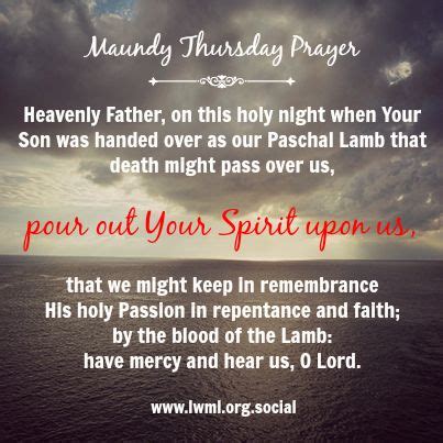 Holy Thursday Quotes - ShortQuotes.cc